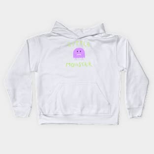 Little Purple Monster Kids Hoodie